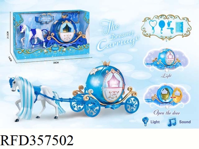 STATIC COLOR HAIR HORSE SQUASH BALL (BLUE)