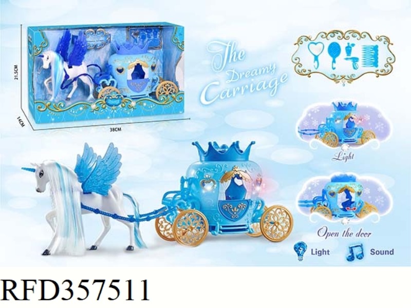 STATIC PEGASUS CROWN CAR (BLUE)