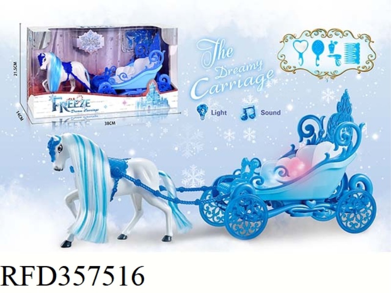 STATIC COLOR HORSE FLOAT (BLUE)