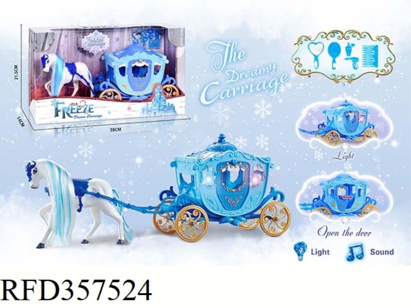 STATIC COLOR HORSE FLOAT (BLUE)