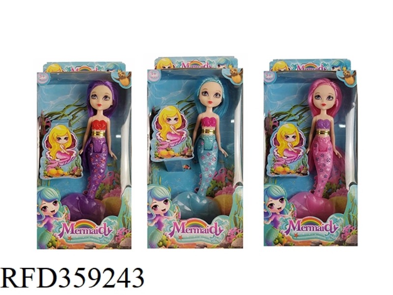 REAL 7-INCH LITTLE MERMAID BARBIE 3 ASSORTED WITH LIGHT