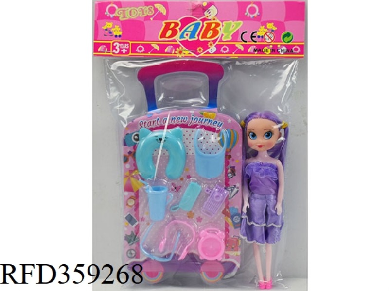 7 INCH SOLID BODY BARBIE WITH BLISTER SHEET