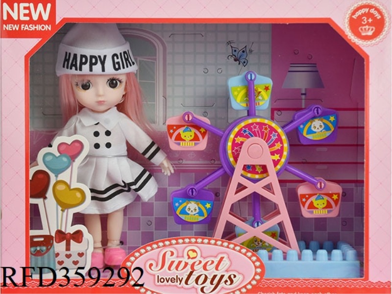 16 CM 13 JOINT BJD LOLI SIMULATION EYE DOLL