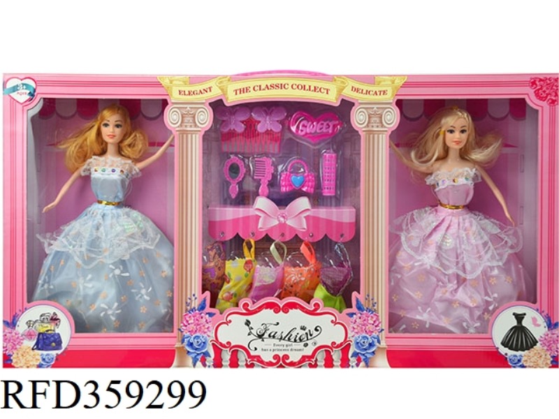 11.5 INCH DOUBLE BODY BARBIE