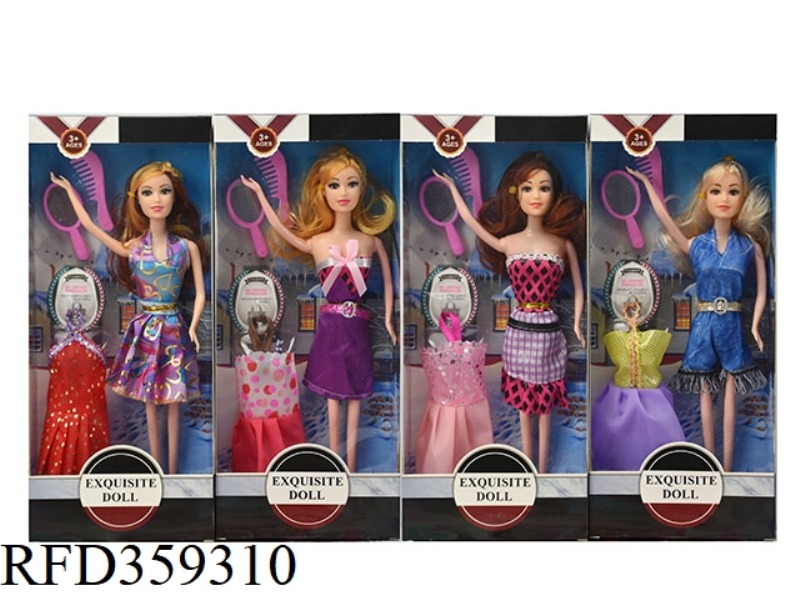 11.5 INCH FASHION REAL BARBIE FOUR MIXED