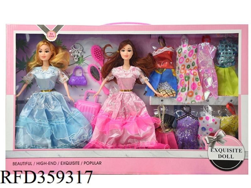 11.5 INCH DOUBLE BODY BARBIE