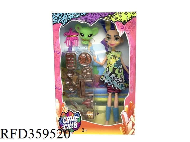 10 INCH 12 JOINT SOLID BODY DOLL