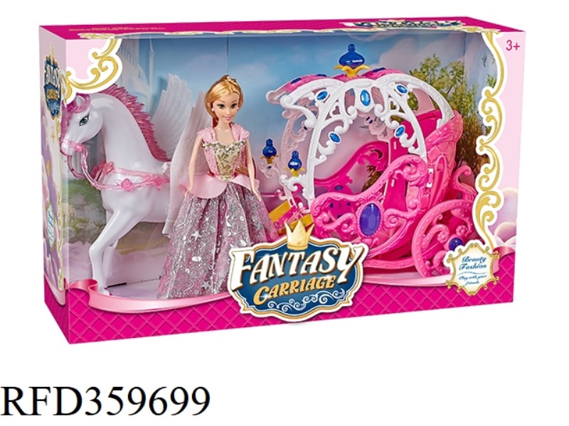 MANUAL PEGASUS + HOLLOW FLOAT +29CM FULL-BODY DOLL (WITHOUT ANY ELECTRIC FUNCTION)