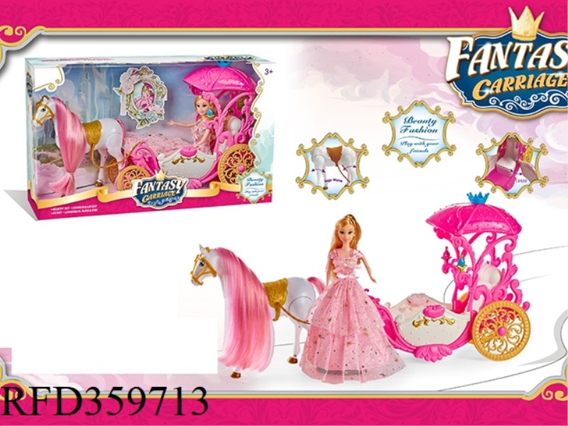ELECTRIC MEDIUM HORSE + HIGH CAR BUCKET +29CM FULL-BODY DOLL