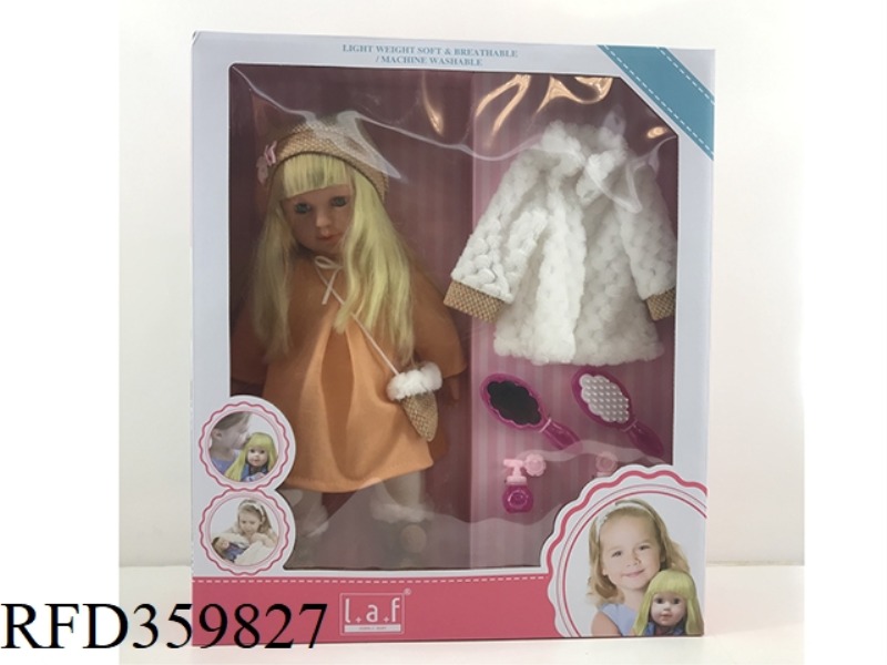18 INCH BEAUTIFUL GIRL + ACCESSORIES