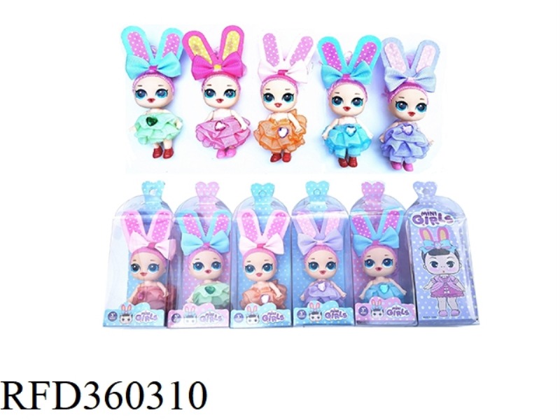 RABBIT EARS 2.5 INCH SOLID BODY DOLL