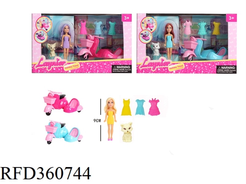 DRESS UP IN A BARBIE MOTORCYCLE SUIT