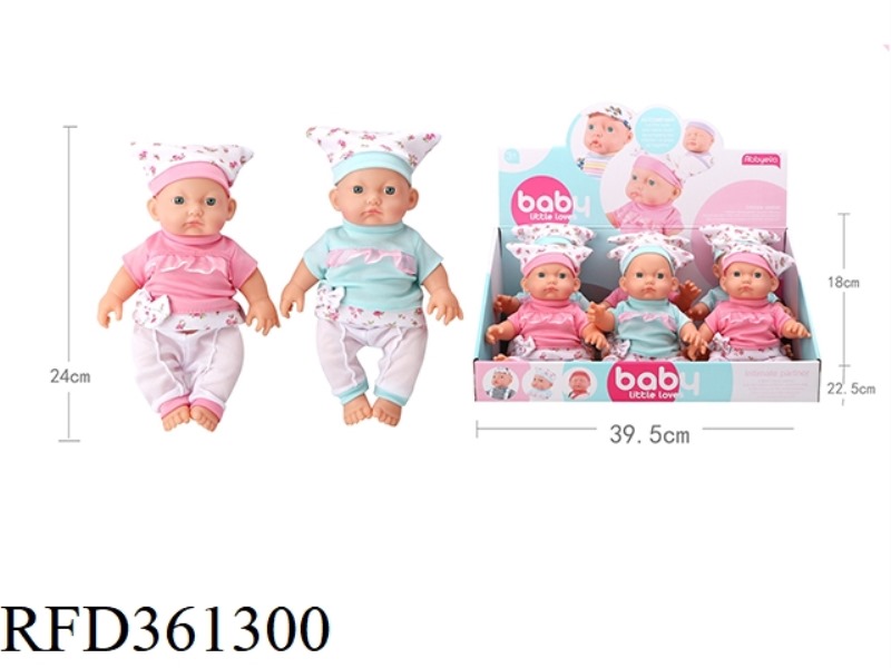24CM VINYL DOLL (6PCS)