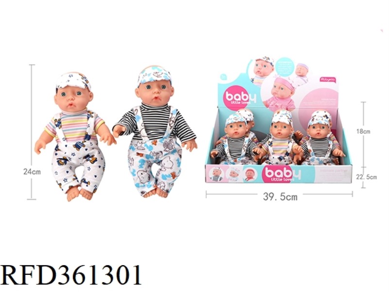 24CM VINYL DOLL (6PCS)