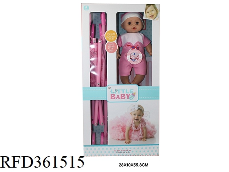 14 INCH DOLL WITH CART (ENGLISH IC)