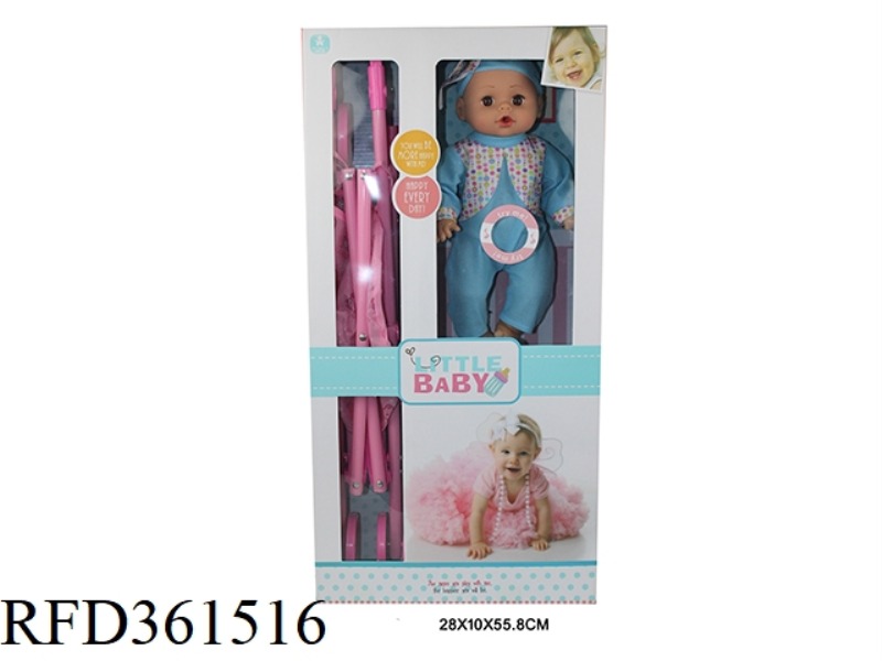 14 INCH DOLL WITH CART (ENGLISH IC)