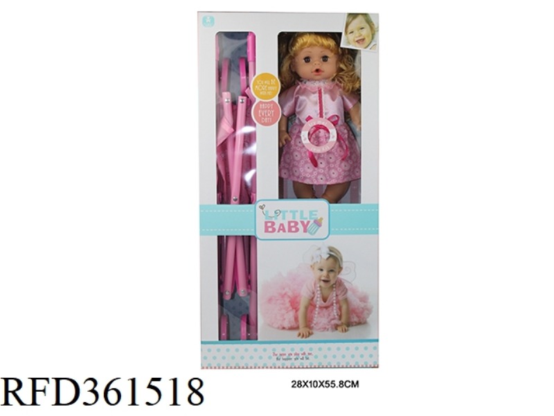 14 INCH DOLL WITH CART (ENGLISH IC)