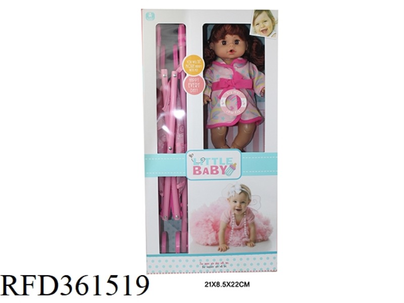 14 INCH DOLL WITH CART (ENGLISH IC)
