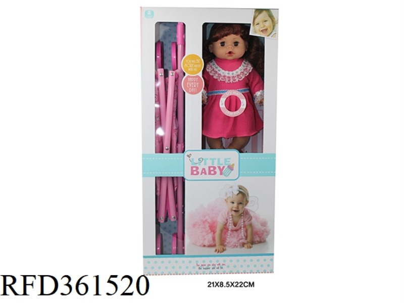 14 INCH DOLL WITH CART (ENGLISH IC)