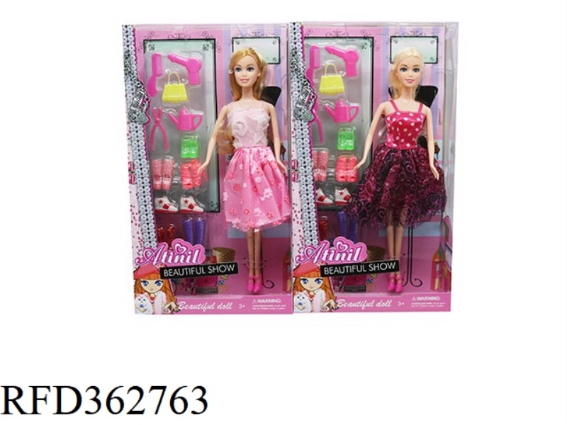 11 INCH DOLL WITH BIG FEET