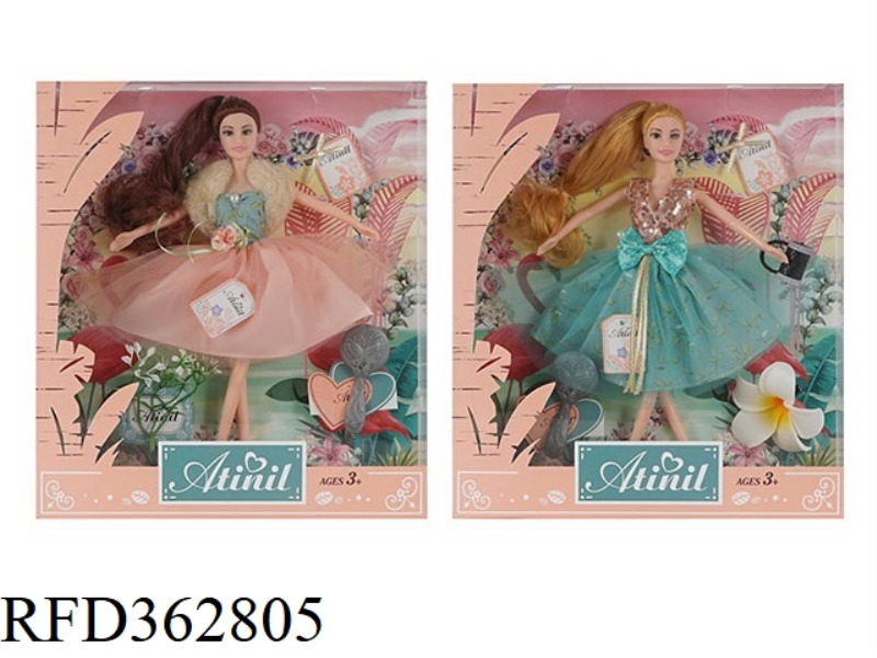 11 INCH DOLL WITH BIG FEET