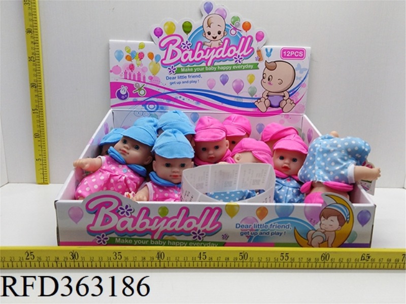 8 INCH FULL ENAMEL DOLL (12PCS)