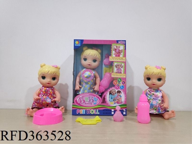14 INCH FIVE-TONE PEE BLOWING BOTTLE BODY FRAGRANCE DOLL
(WITH MILK BOTTLE, URINAL)
(WITH PANTS AN