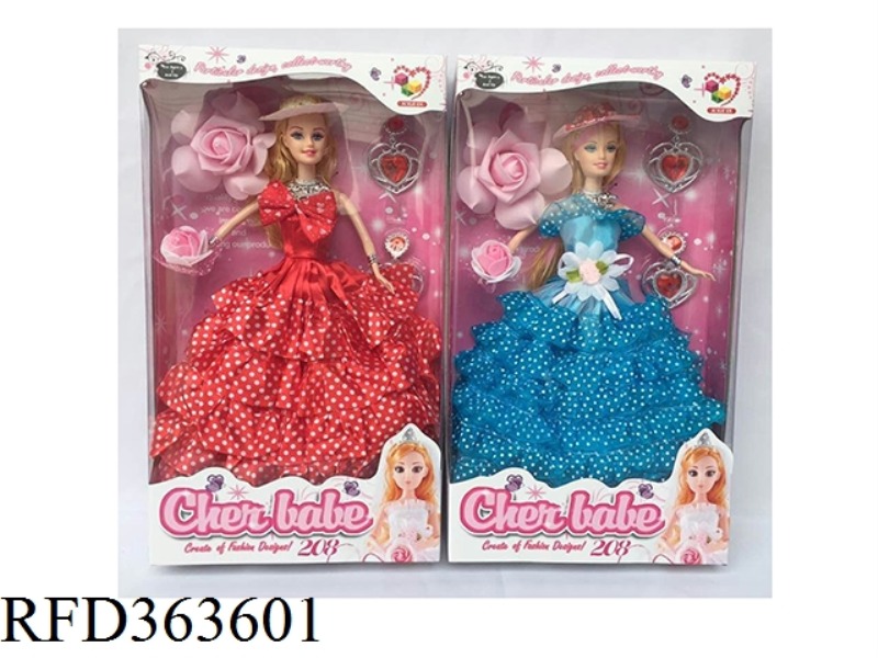 11.5 INCH FASHION WEDDING DRESS GIRL DOLL