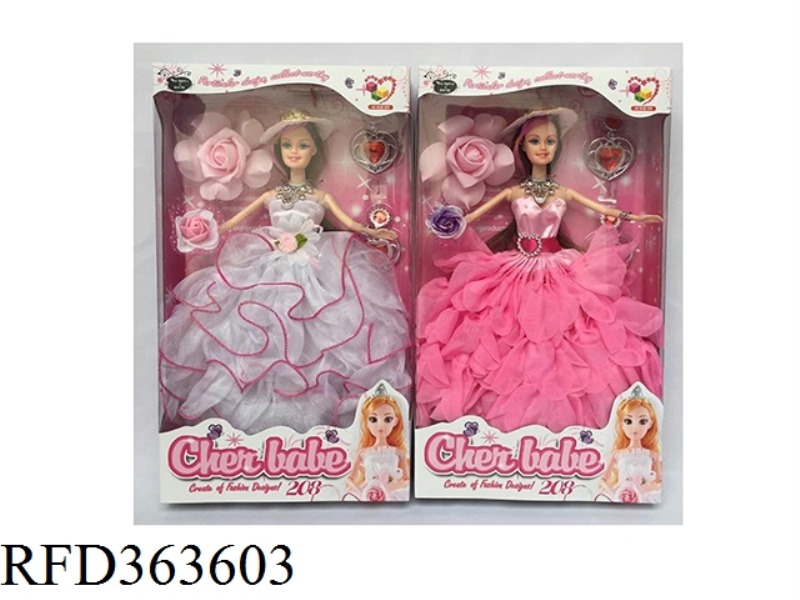 11.5 INCH FASHION WEDDING DRESS GIRL DOLL