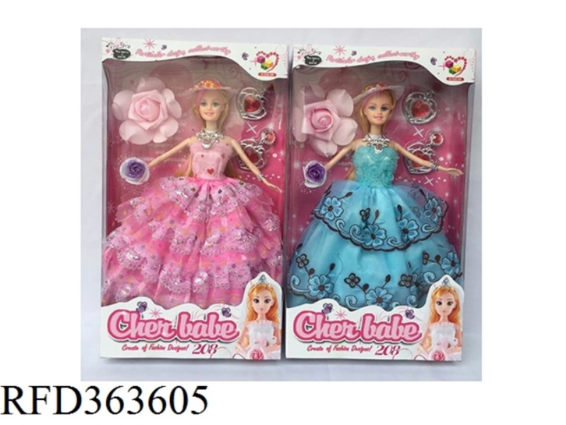 11.5 INCH FASHION WEDDING DRESS GIRL DOLL