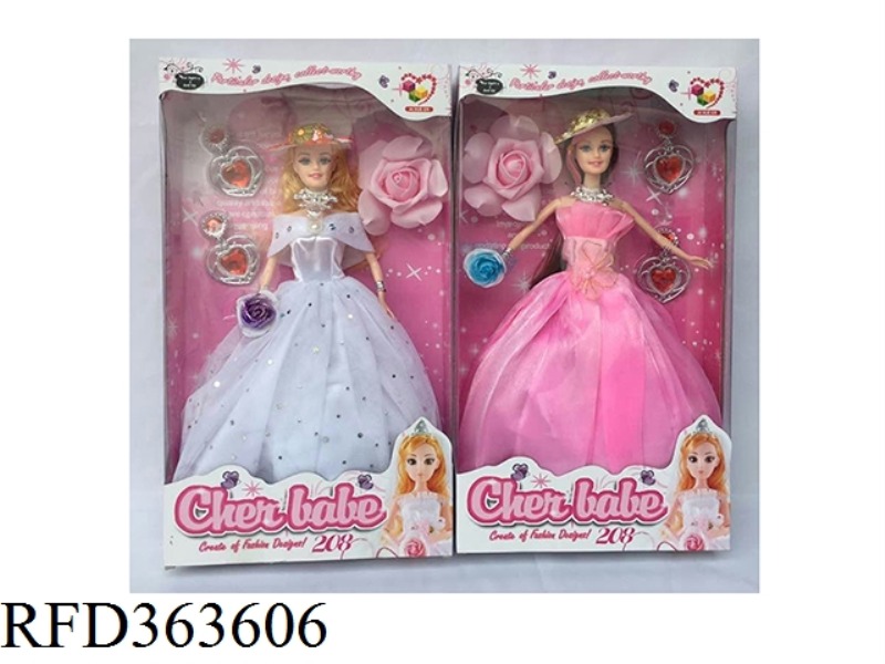 11.5 INCH FASHION WEDDING DRESS GIRL DOLL