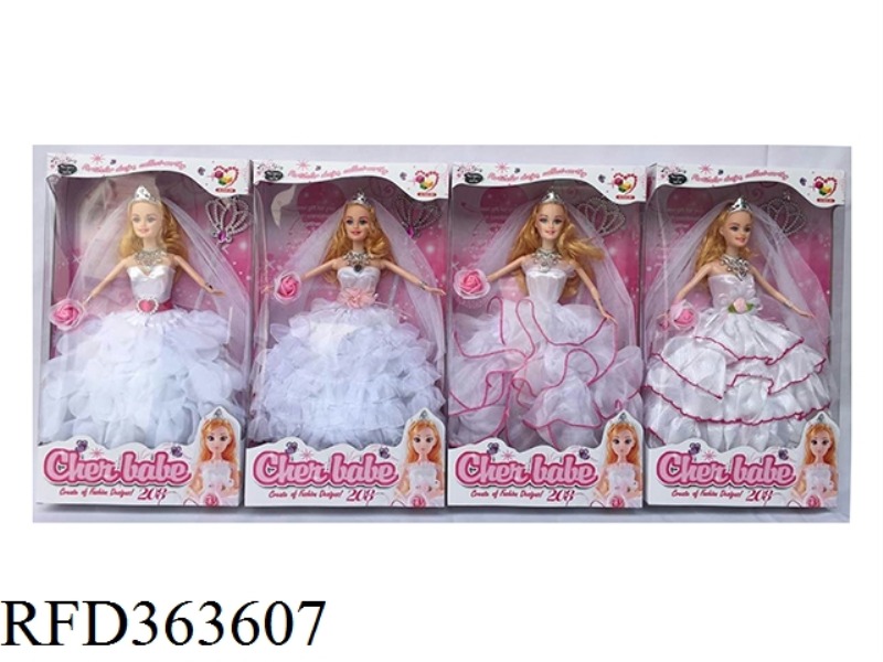 11.5 INCH FASHION WEDDING DRESS GIRL DOLL