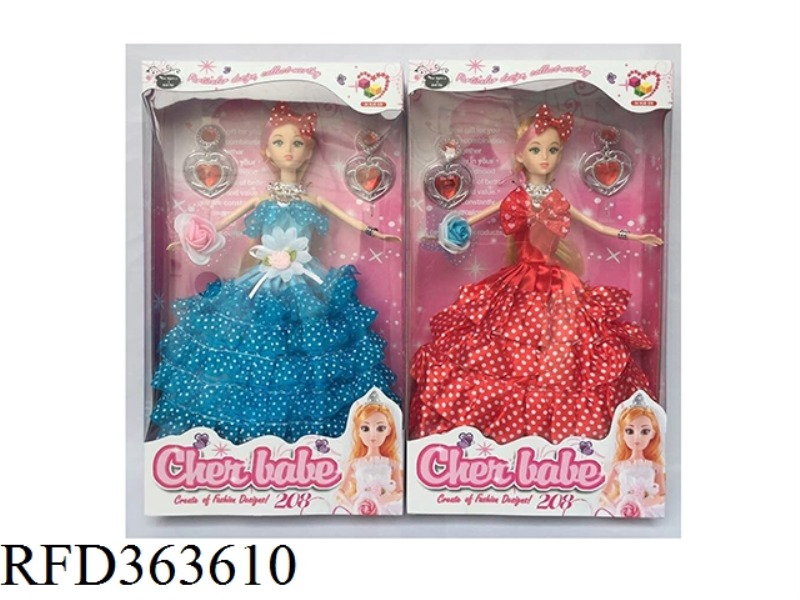 11.5 INCH FASHION WEDDING DRESS GIRL DOLL