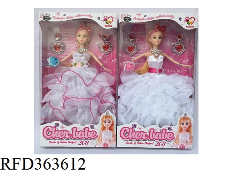 11.5 INCH FASHION WEDDING DRESS GIRL DOLL