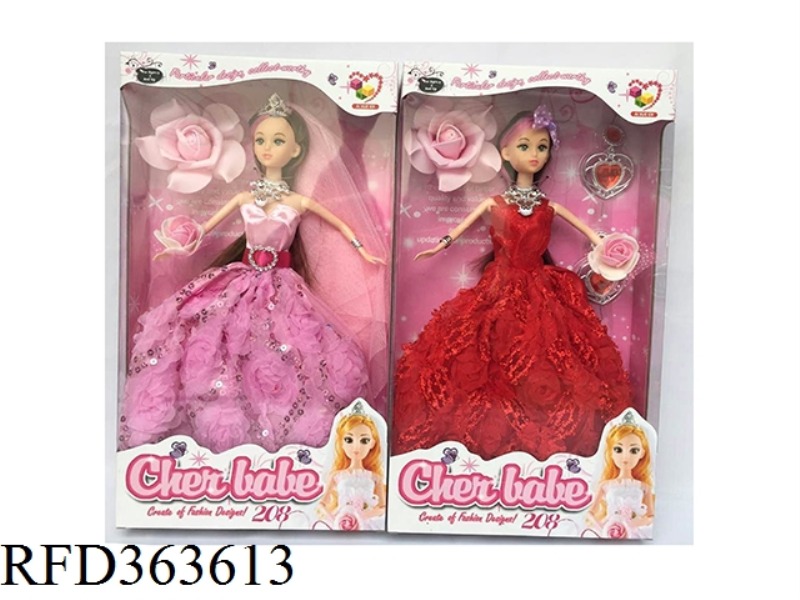 11.5 INCH FASHION WEDDING DRESS GIRL DOLL