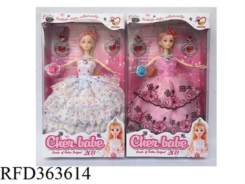 11.5 INCH FASHION WEDDING DRESS GIRL DOLL