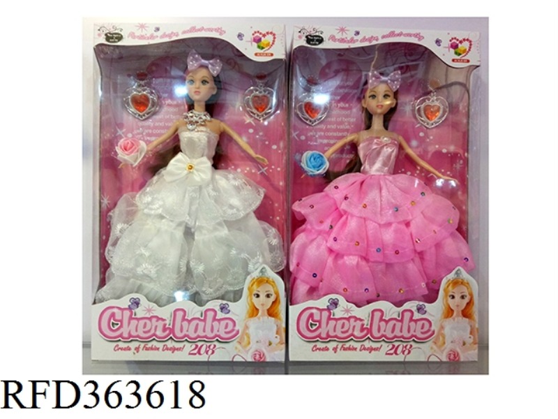 11.5 INCH FASHION WEDDING DRESS GIRL DOLL