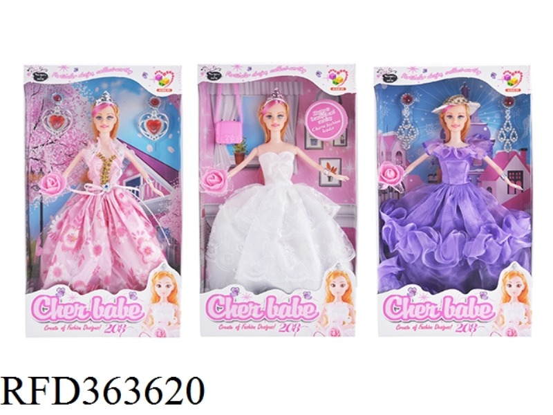 11.5 INCH FASHION WEDDING DRESS GIRL DOLL