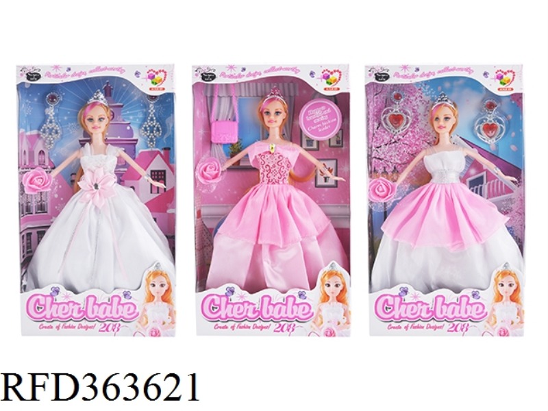 11.5 INCH FASHION WEDDING DRESS GIRL DOLL