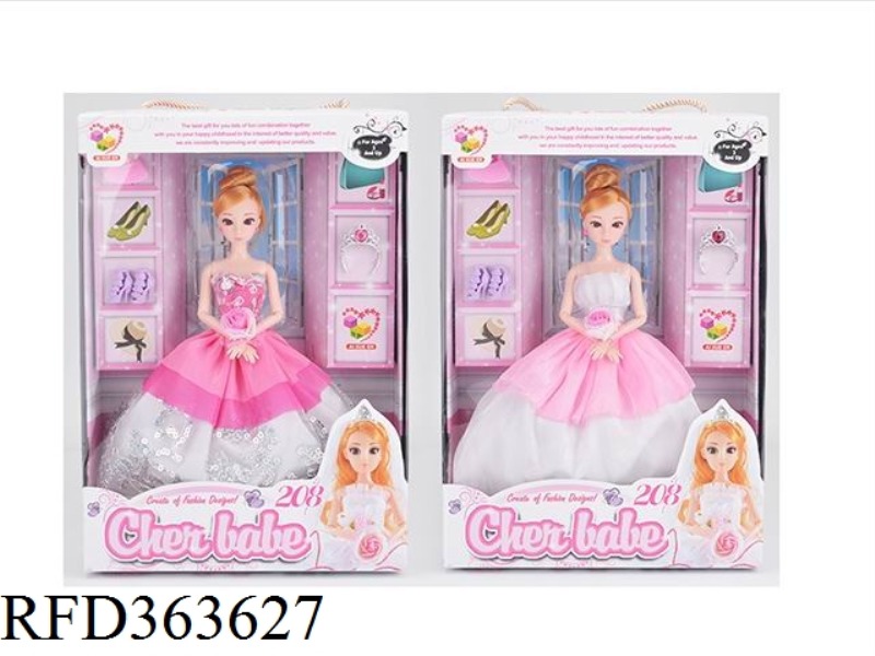 11.5 INCH FASHION WEDDING DRESS GIRL DOLL