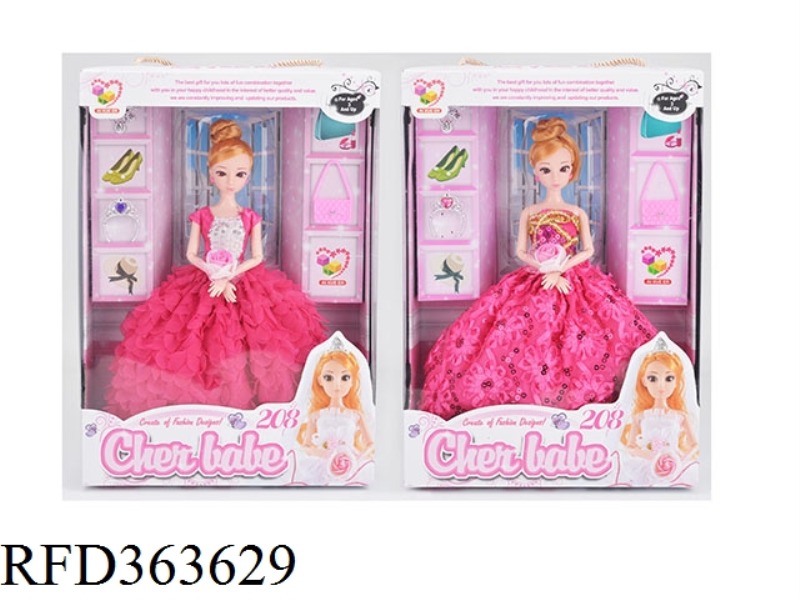 11.5 INCH FASHION WEDDING DRESS GIRL DOLL