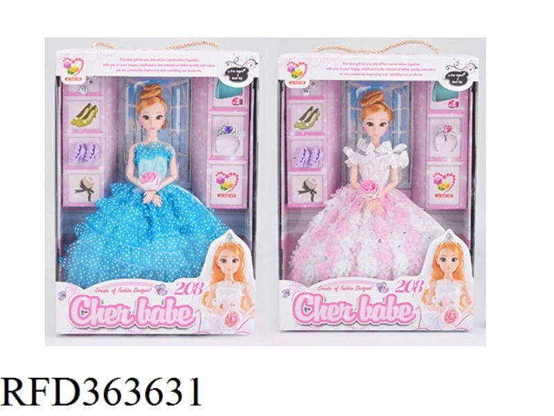 11.5 INCH FASHION WEDDING DRESS GIRL DOLL
