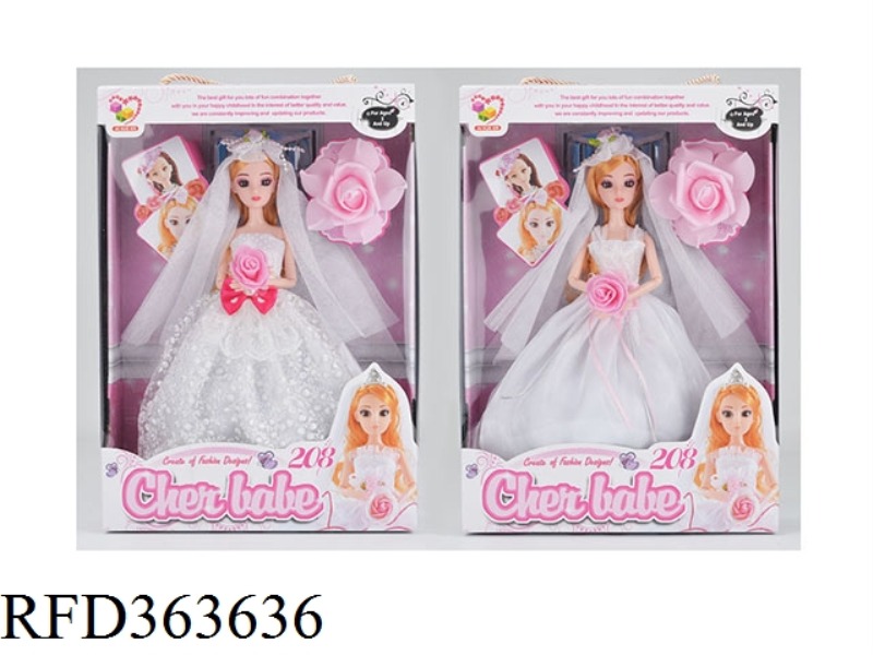 11.5 INCH FASHION WEDDING DRESS GIRL DOLL