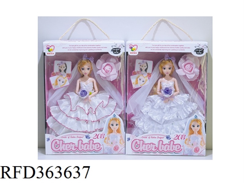 11.5 INCH FASHION WEDDING DRESS GIRL DOLL