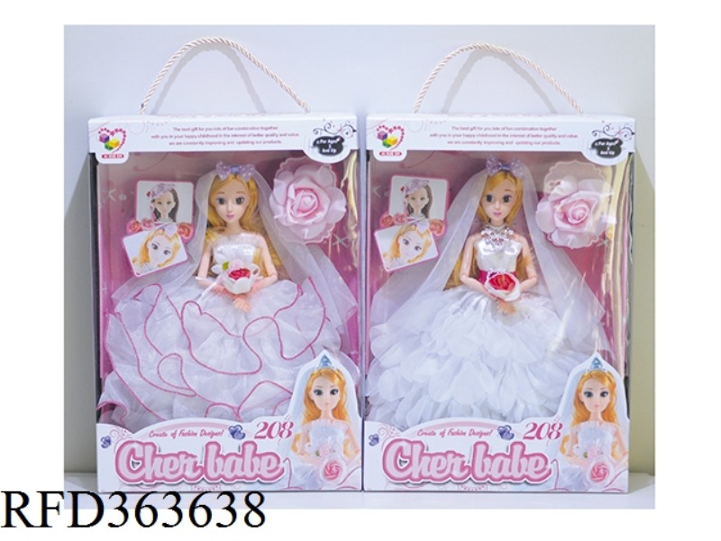 11.5 INCH FASHION WEDDING DRESS GIRL DOLL