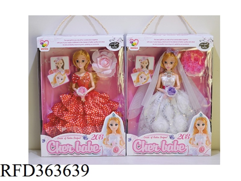 11.5 INCH FASHION WEDDING DRESS GIRL DOLL
