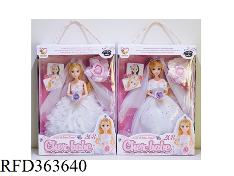 11.5 INCH FASHION WEDDING DRESS GIRL DOLL