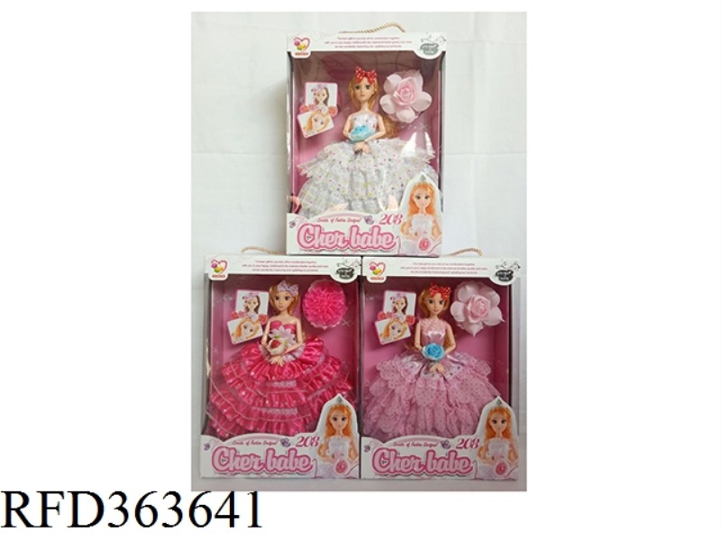 11.5 INCH FASHION WEDDING DRESS GIRL DOLL