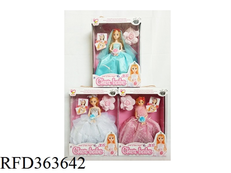 11.5 INCH FASHION WEDDING DRESS GIRL DOLL