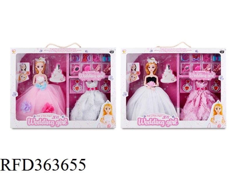 11.5 INCH FASHION WEDDING DRESS GIRL SET